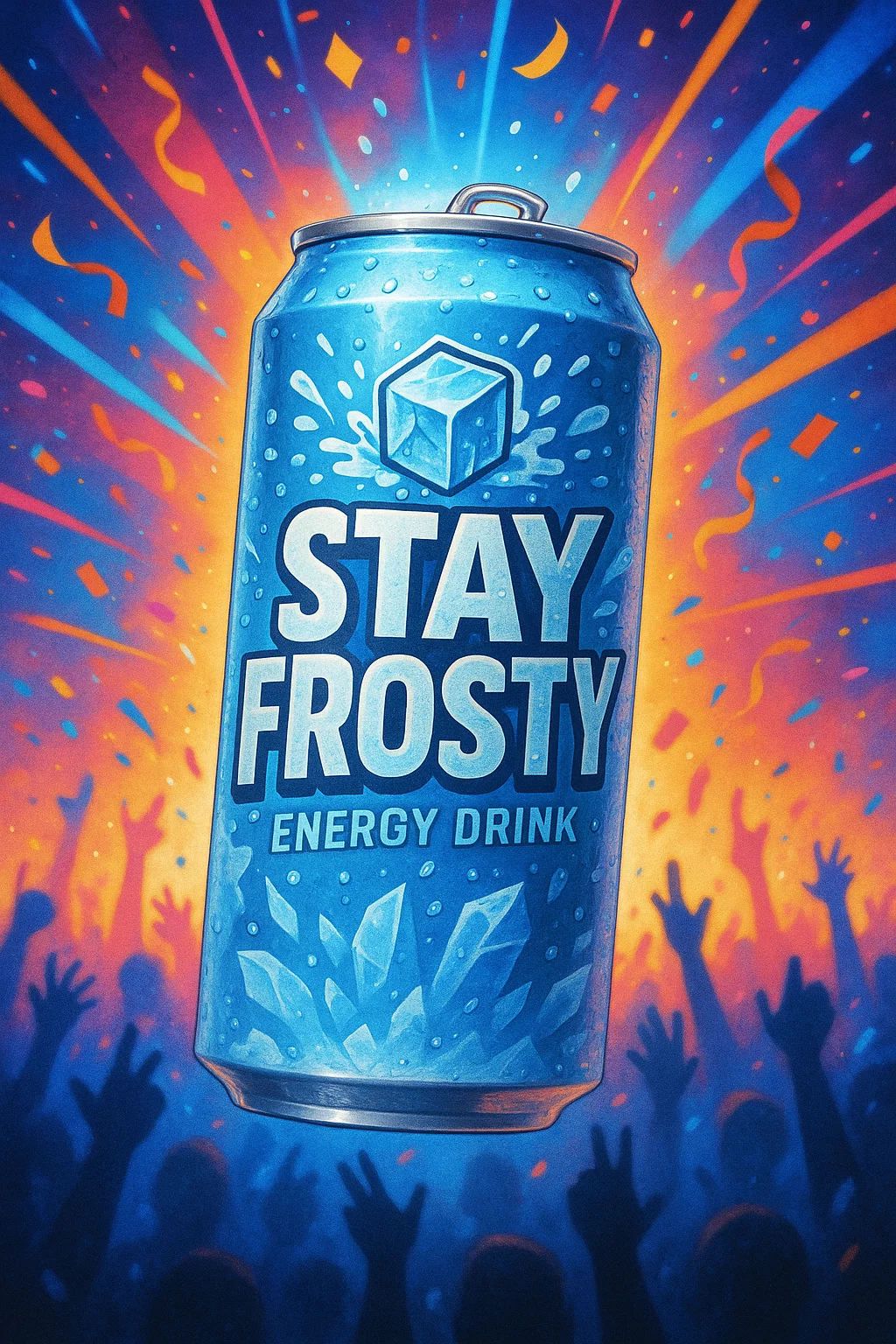 Stay Frosty Energy Drinks